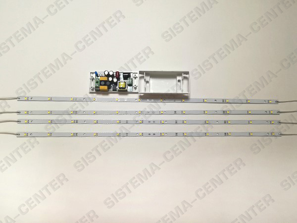 Фото Набор для переоборудования 4 линейки OSRAM 30-32 W  с драйвером
