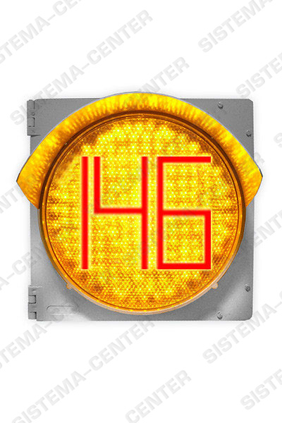 Фото Секция светофора желтая (ТООВ-300КЛ) Т.7.2 (с ТООВ)