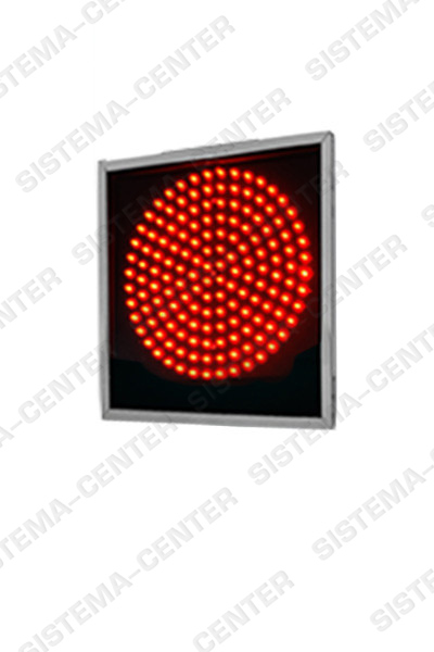 Фото Секция светофора красная (СДС-300К)  Т.6.2 (плоский)