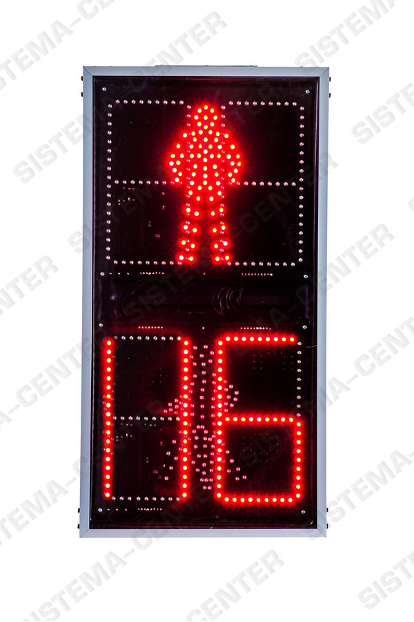 Фото Светофор дорожный светодиодный пешеходный с ТООВ (П.1.2 с ТВАЗ) 