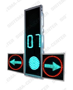 Т.3.rl vehicle road traffic light with two additional panels: Фото - Система центр