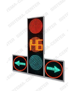 T.1rl2 vehicle road traffic light with two additional panels complete with TOOV : Фото - Система центр
