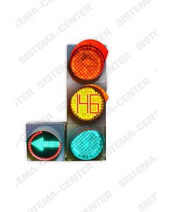T.1l2/Т.1r2 traffic light with additional panel (complete with TOOV): Фото - Система центр