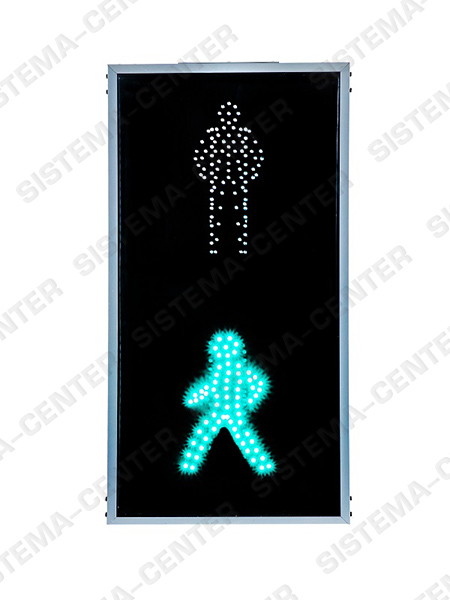 Фото Светофор дорожный светодиодный пешеходный П.1.1